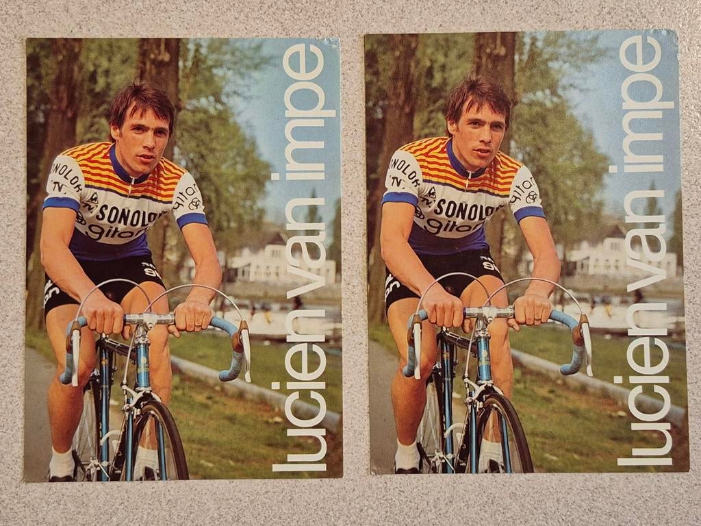 Set wielerfoto's Team Gitane Lucien Van Impe 1974, Enlèvement ou Envoi, Comme neuf