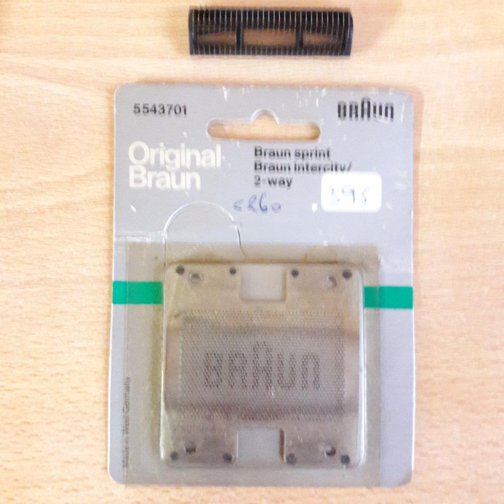 Braun 554 grill + mes, Ophalen of Verzenden, Nieuw, Scheren en Epileren