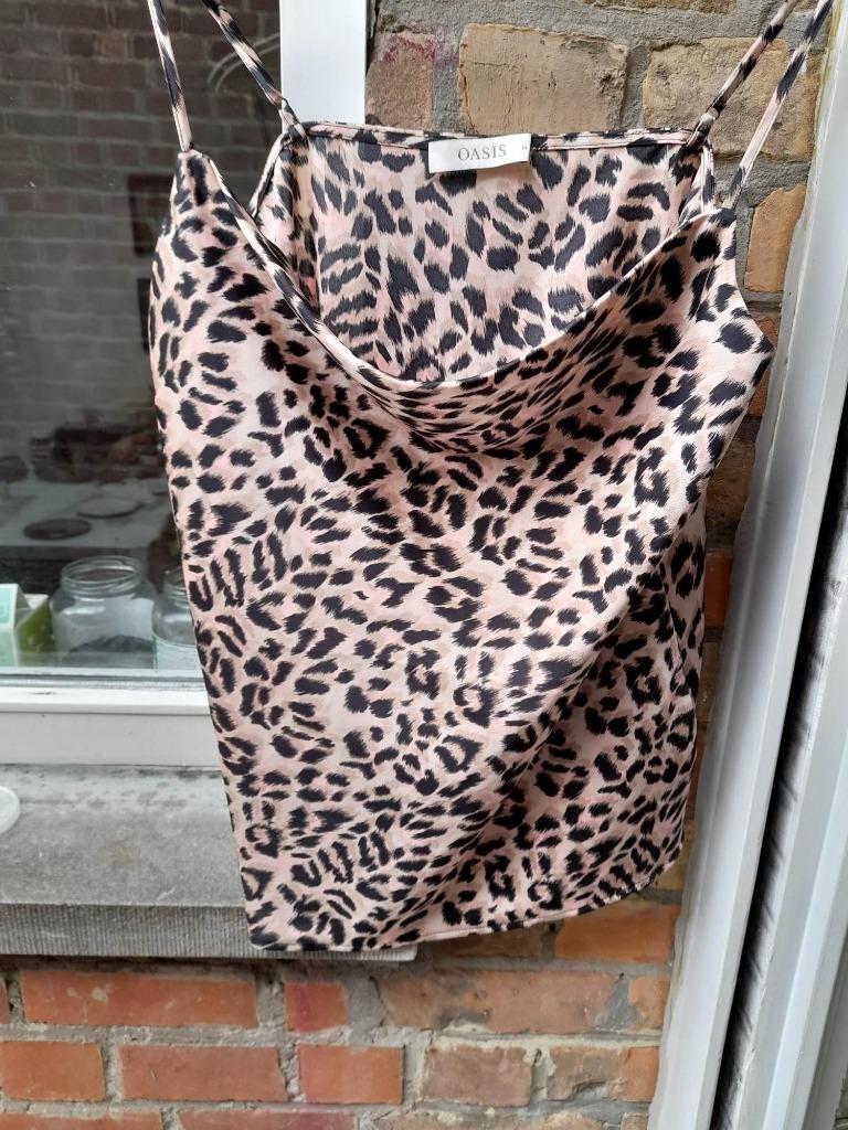 Chemise de nuit à imprimé tigre pour femme, Oasis, taille 40, Oasis, Enlèvement ou Envoi, Beige, Maillot de corps