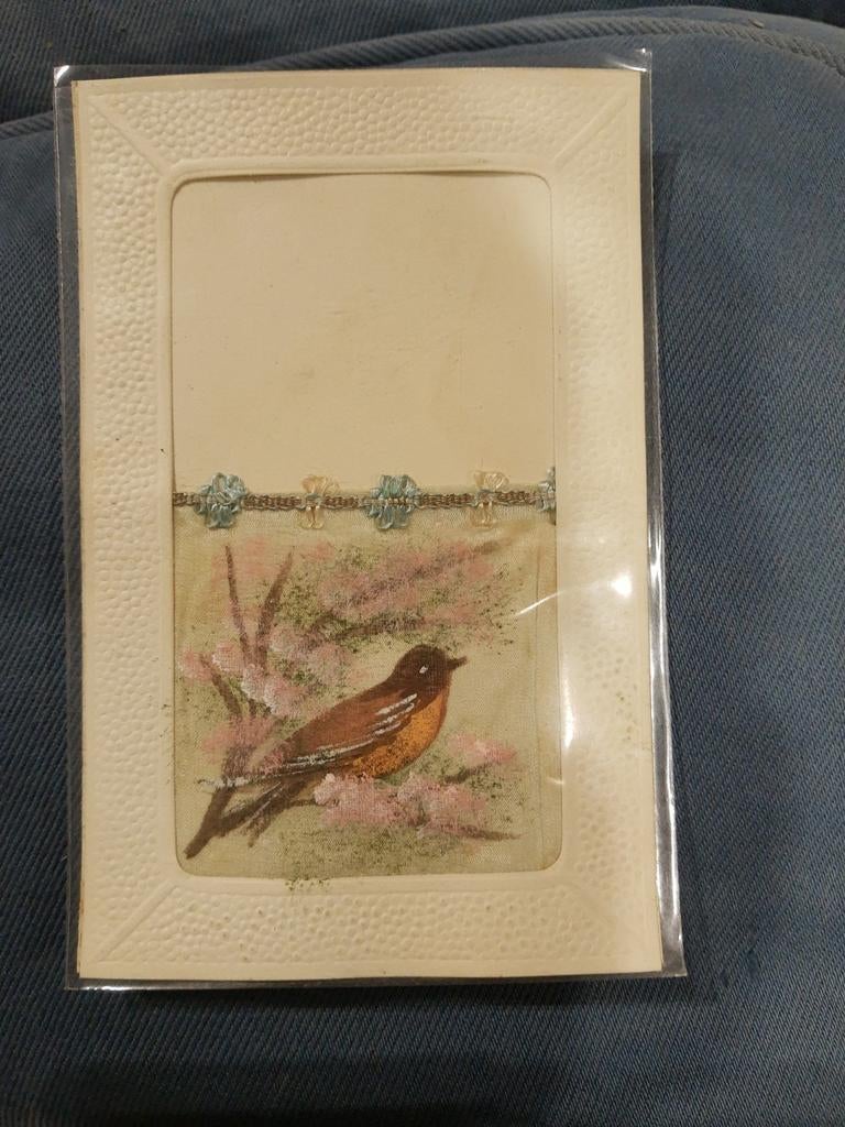 Carte peinte sur soie, Hobby & Loisirs créatifs, Enlèvement ou Envoi, Comme neuf