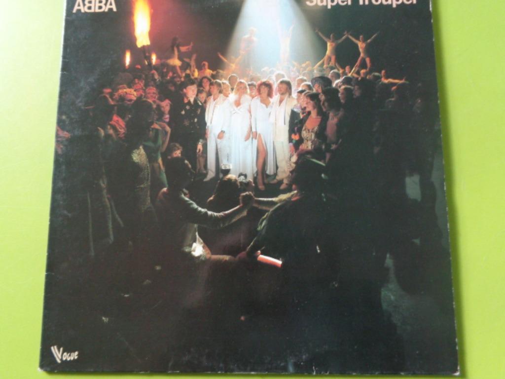 2 x disque vinyl LP33 tours  ABBA - Super Trouper, Enlèvement ou Envoi, Utilisé