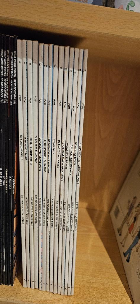 Bert bibber en piet pienter stripboeken, Meerdere stripboeken, Ophalen, Gelezen, POM