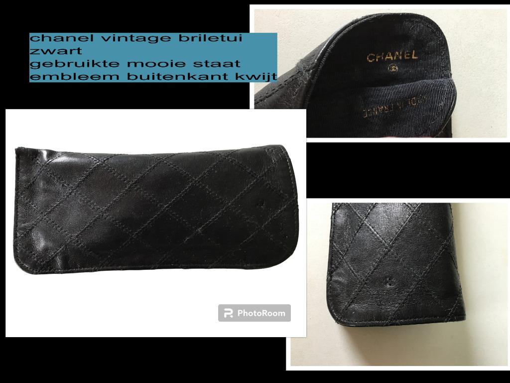 Chanel vintage authentic bril etui, Overige merken, Gebruikt, Zwart, Ophalen of Verzenden