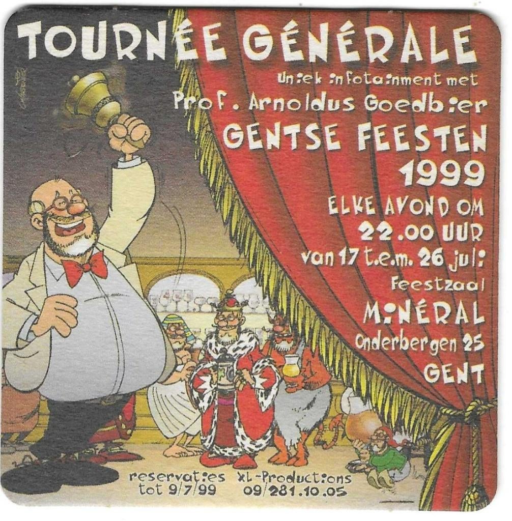 bierviltje 1st Gentse feesten tournée generale, Verzamelen, Verzenden
