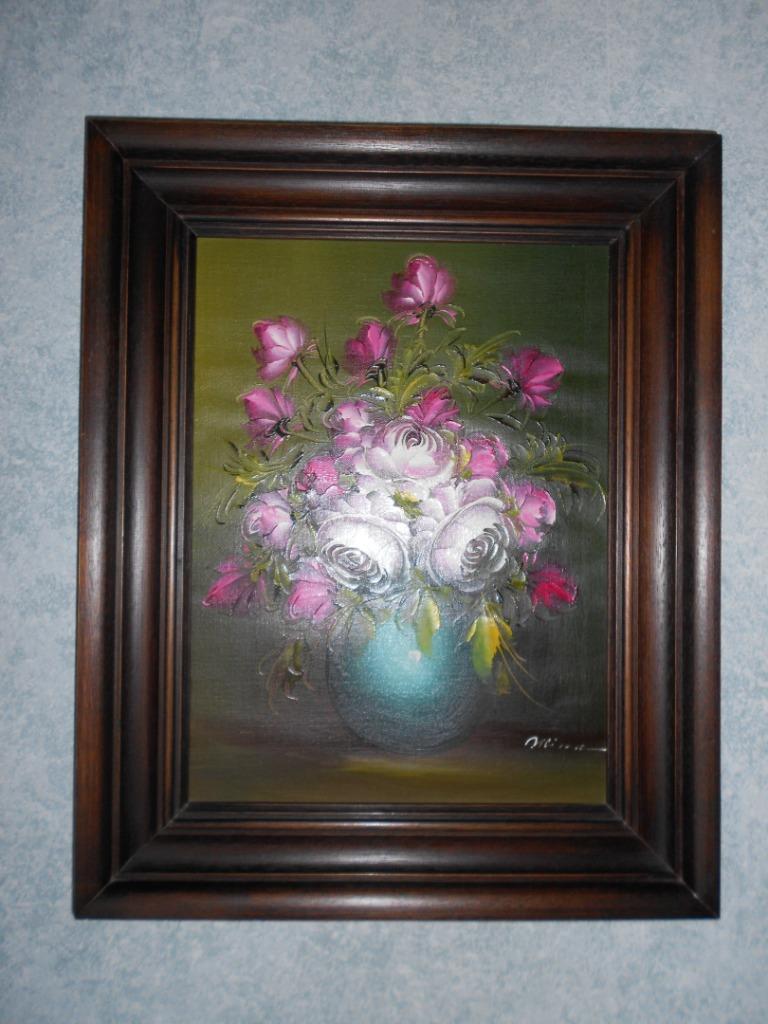 Schilderij op doek (bloemen), Ophalen
