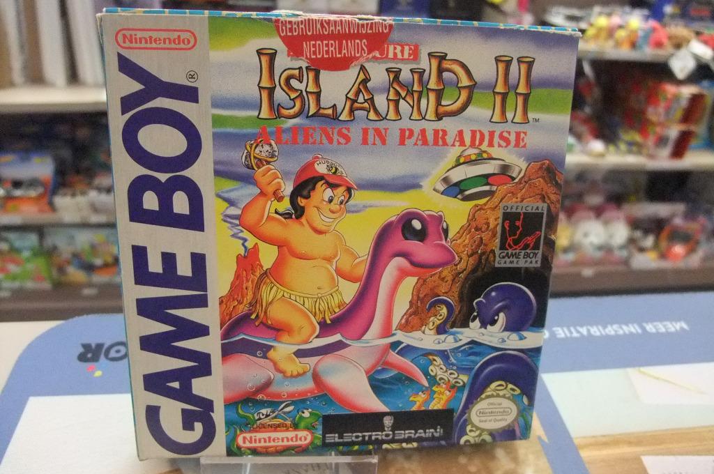 adventure island II aliens in paradise usa, Games en Spelcomputers, Games | Nintendo Game Boy, Nintendo, Gebruikt, 1 speler, Ophalen of Verzenden