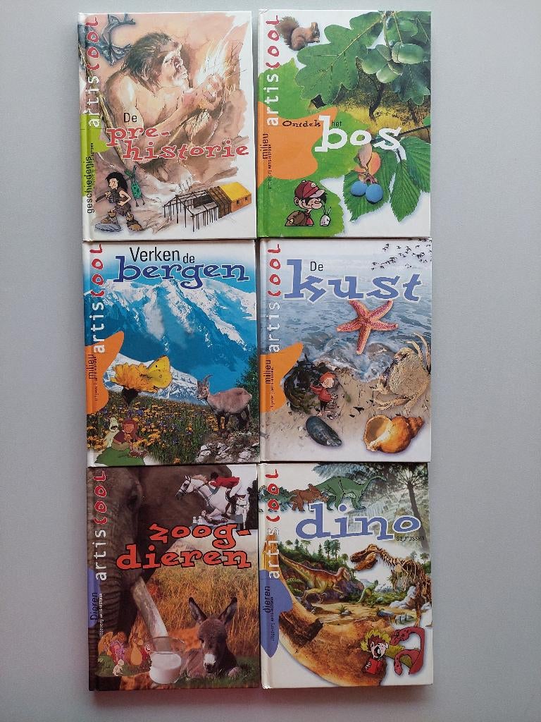 6 boeken artis cool, Boeken, Kinderboeken | Jeugd | onder 10 jaar, Ophalen of Verzenden, Gelezen, S. Tyberg, Non-fictie