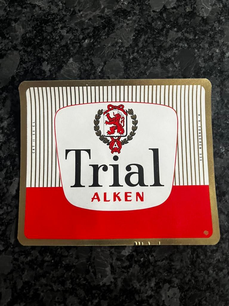 Bier etiket Cristal Alken, Blonde Alken, Verzamelen, Ophalen of Verzenden, Nieuw