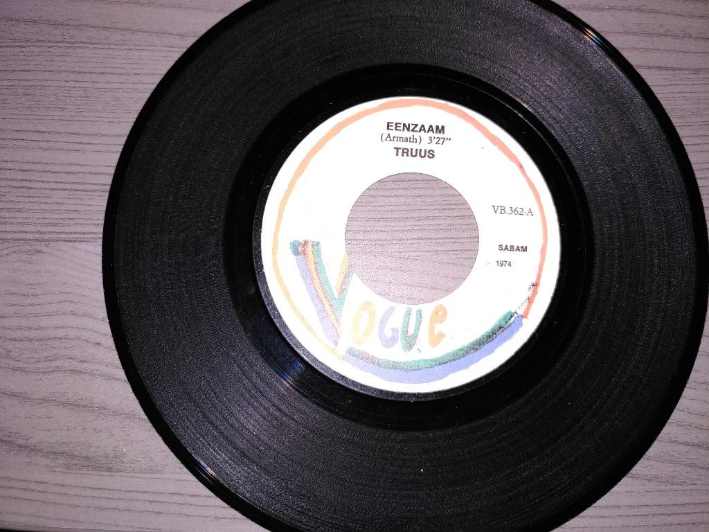 45T TRUUS ---EENZAAM--, Cd's en Dvd's, Vinyl Singles, Ophalen of Verzenden, Gebruikt, Pop