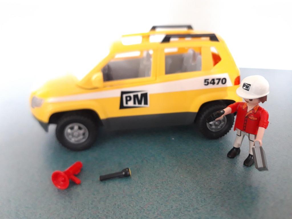 Playmobil 5470 werfleider met voertuig, Kinderen en Baby's, Speelgoed | Playmobil, Ophalen of Verzenden, Zo goed als nieuw, Complete set