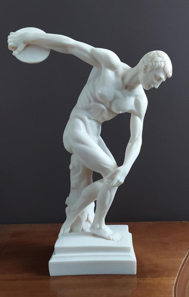 beeld discuswerper / diskobolos, Collections, Statues & Figurines, Enlèvement ou Envoi