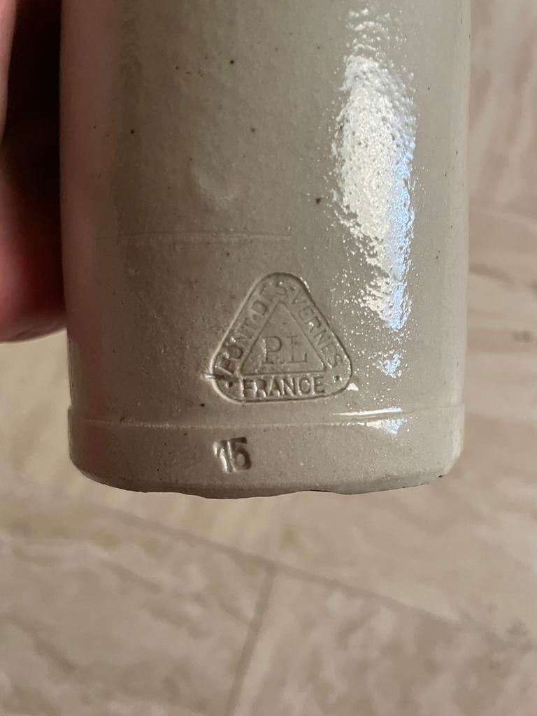 Ancienne bouteille de gin en pierre, Enlèvement ou Envoi, Utilisé