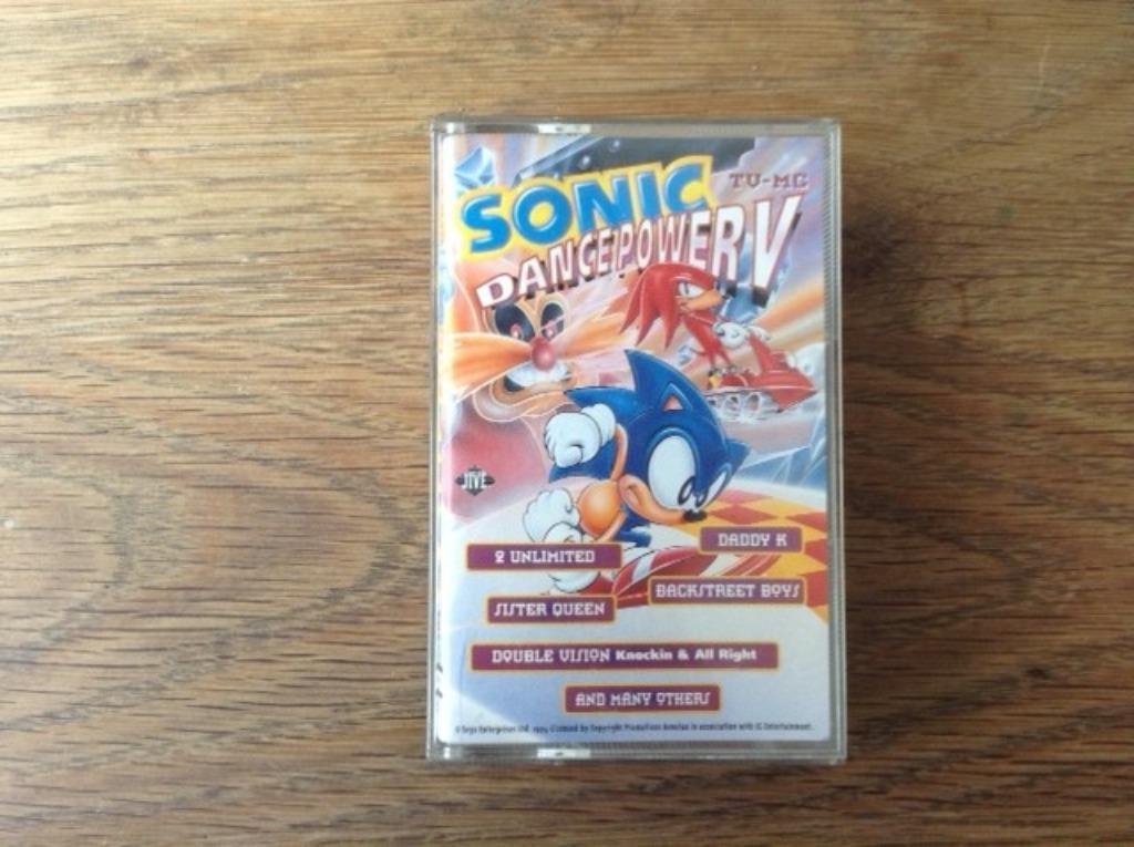 muziekcassette sonic dance power, Ophalen of Verzenden, Overige genres, 1 bandje, Origineel