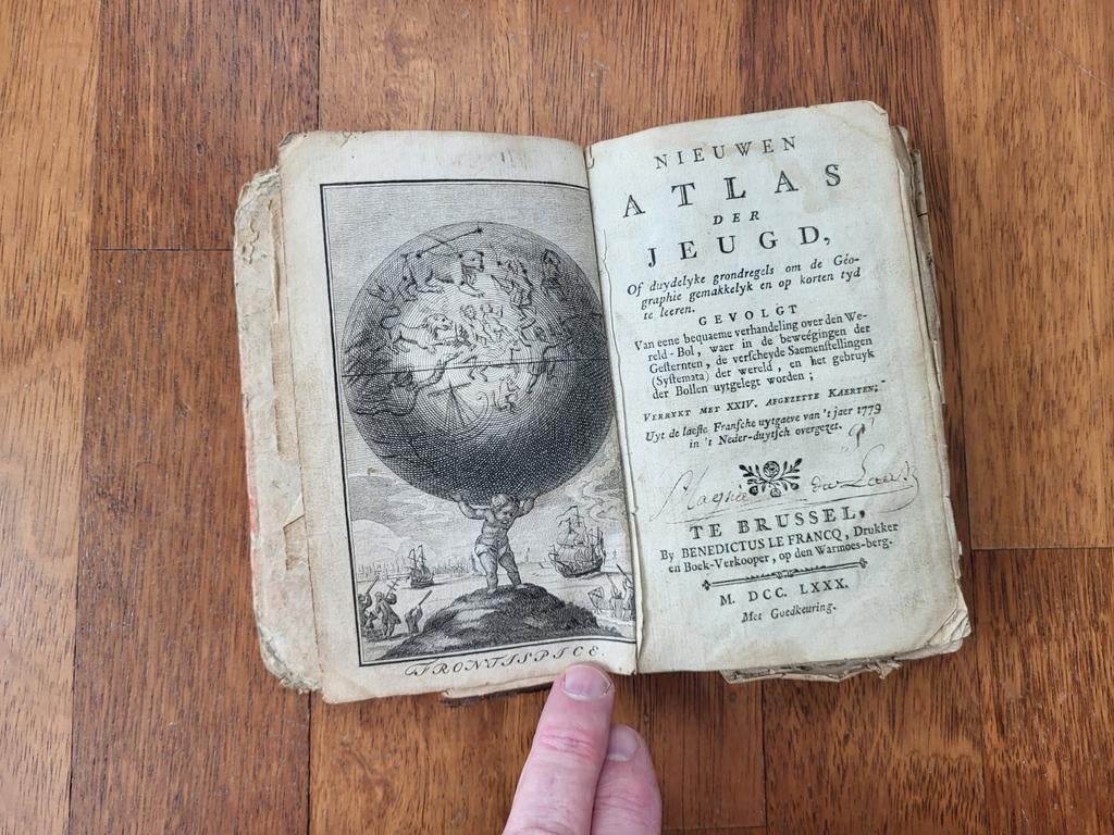 Nieuwen Atlas der Jeugd 1780, Ophalen of Verzenden