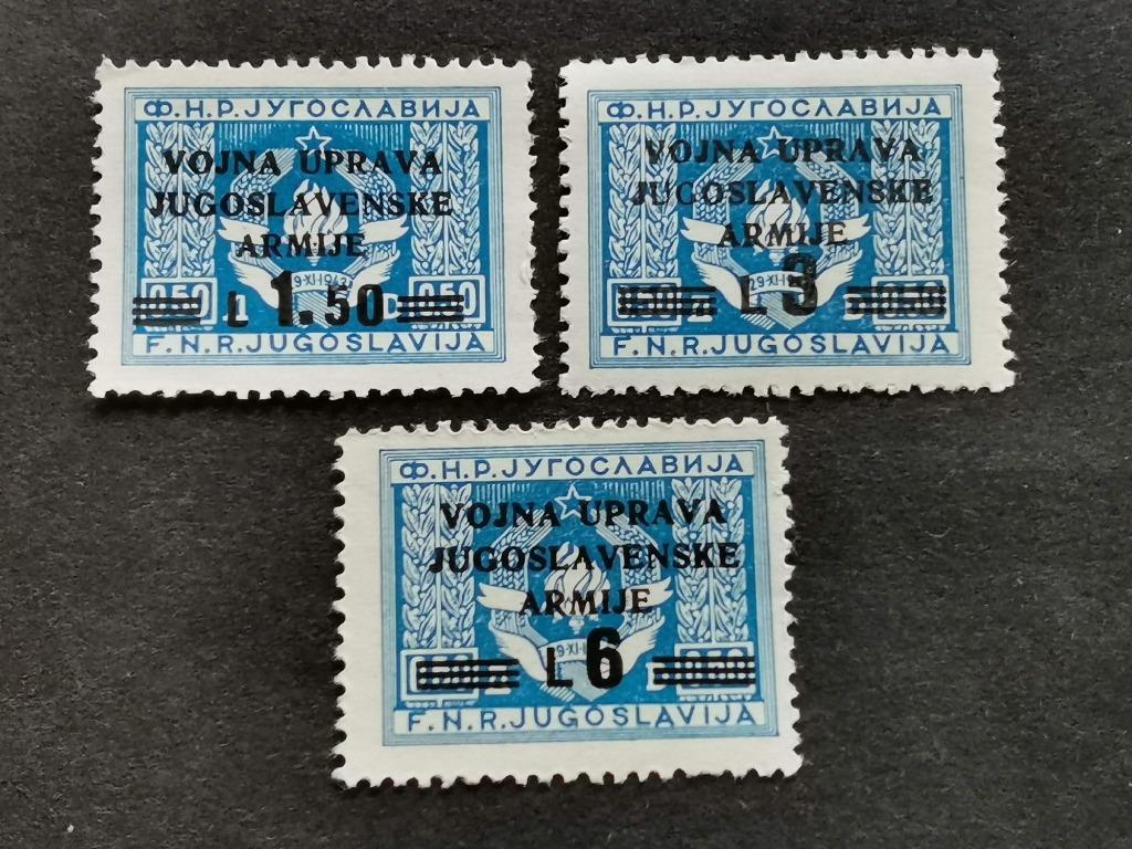 Militaire administratie Joegoslavie 1947, Ophalen of Verzenden, Joegoslavië, Postfris