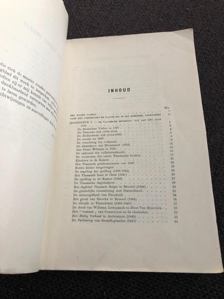 Schets eener geschiedenis der Vlaamsche beweging, Antiek en Kunst, Ophalen of Verzenden, Paul Fredericq