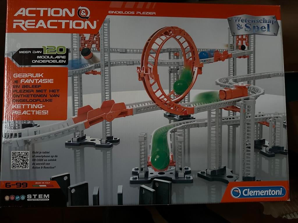 Jeu Action Reaction circuit de billes pour enfant, Enlèvement ou Envoi, Comme neuf, Circuit