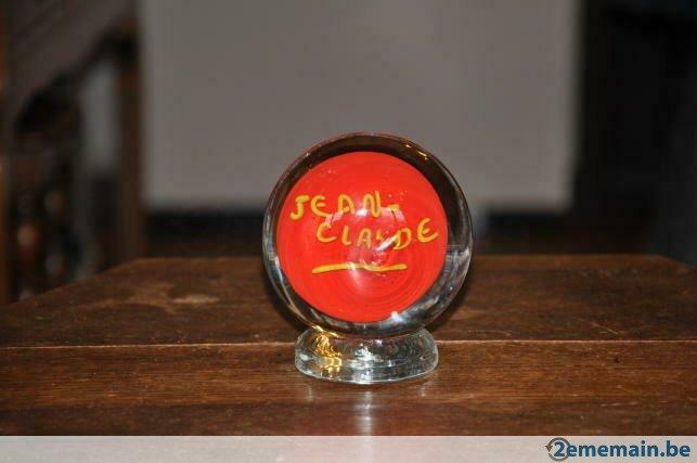 sulfure verre souflé prénom jean claude