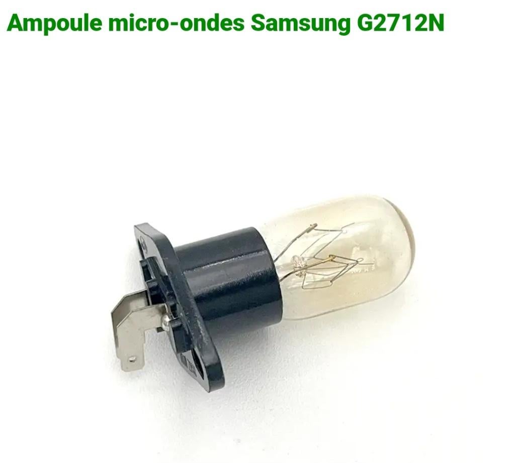 Je recherche 1 Soquet avec Ampoule pour micro-ondes Samsung, Enlèvement, Comme neuf