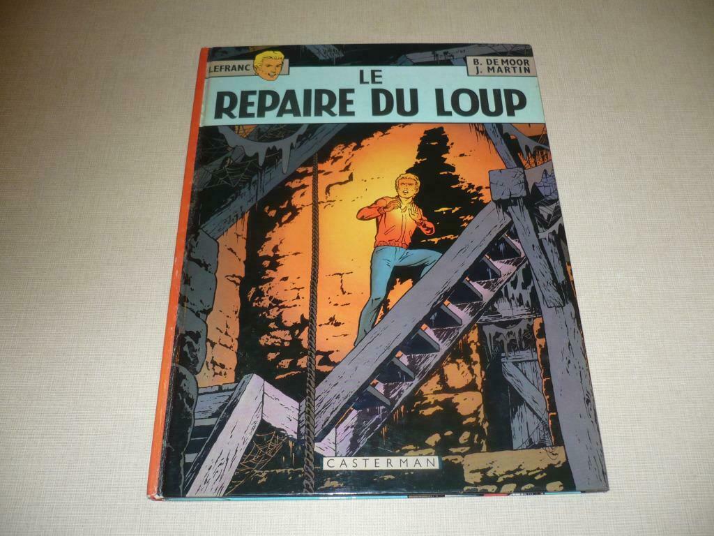 Lefranc-Le repaire du loup-EO de 1974 cotée 120 euros, Une BD, Enlèvement ou Envoi, Utilisé