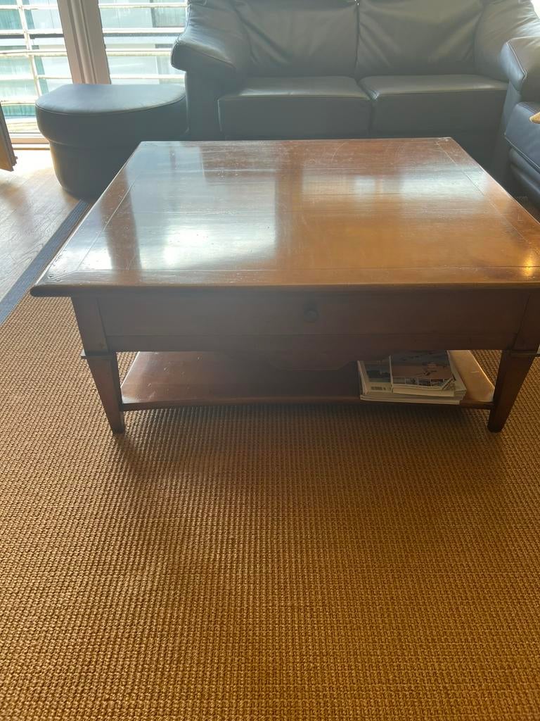Salontafel met schuif, Huis en Inrichting, Ophalen, Zo goed als nieuw