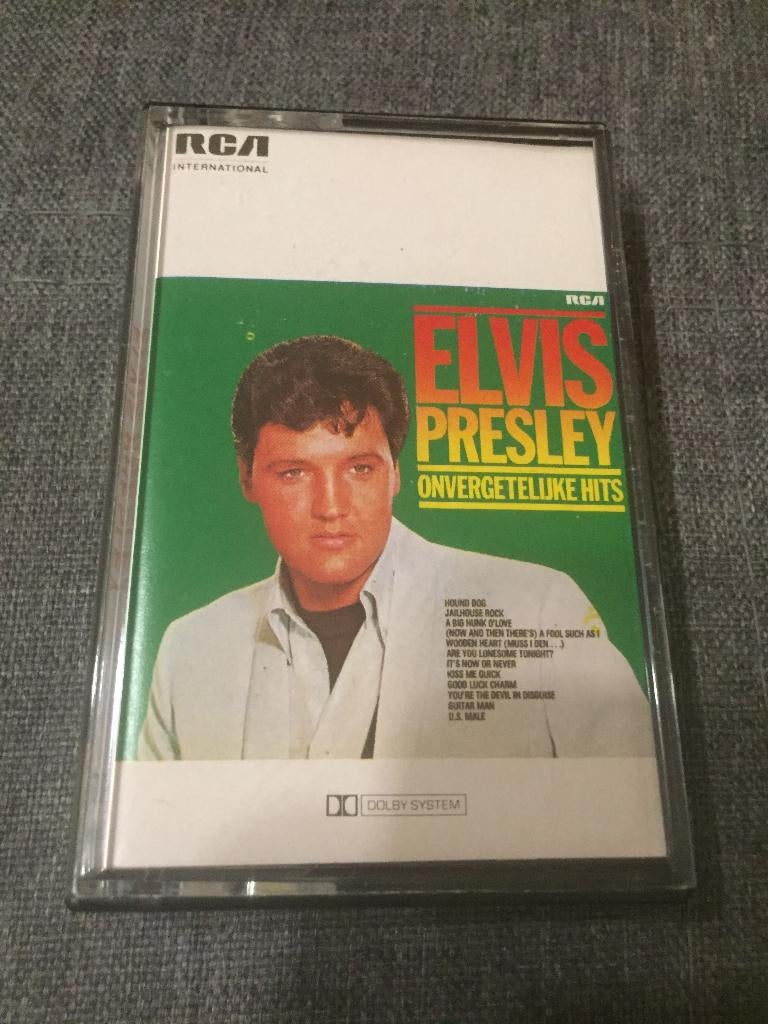 Muziek cassette Elvis Presley Onvergetelijk Hits, Ophalen of Verzenden, Zo goed als nieuw, Muziek en Concerten