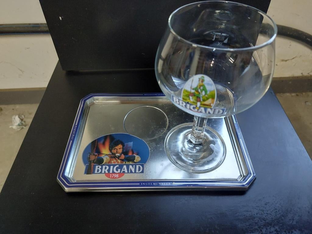 Setje Brigand, Ophalen of Verzenden, Zo goed als nieuw, Bierglas