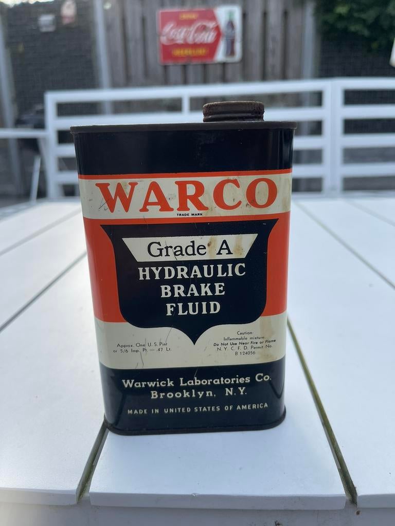Bidon d'huile WARCO USA, Enlèvement ou Envoi, Utilisé, Emballage