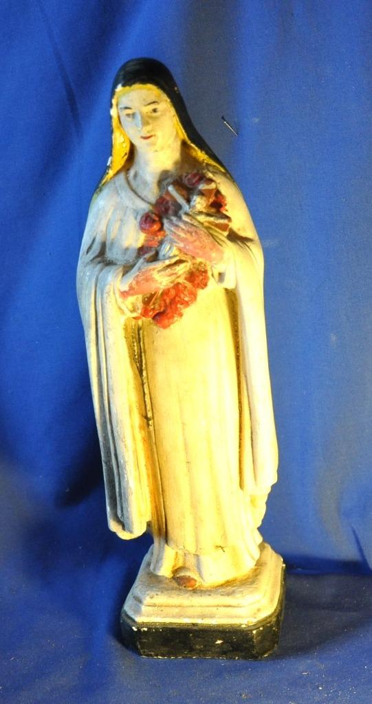 statue en platre sainte Thérèse, Antiquités & Art, Antiquités | Objets religieux, Enlèvement ou Envoi