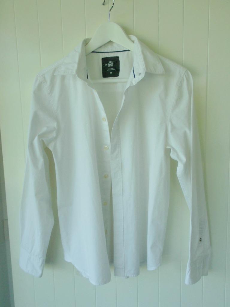 Garçon  Chemise Blanche  " H & M " Taille :170, Enfants & Bébés, Vêtements enfant | Taille 170, Garçon, Enlèvement ou Envoi, Chemise ou À manches longues