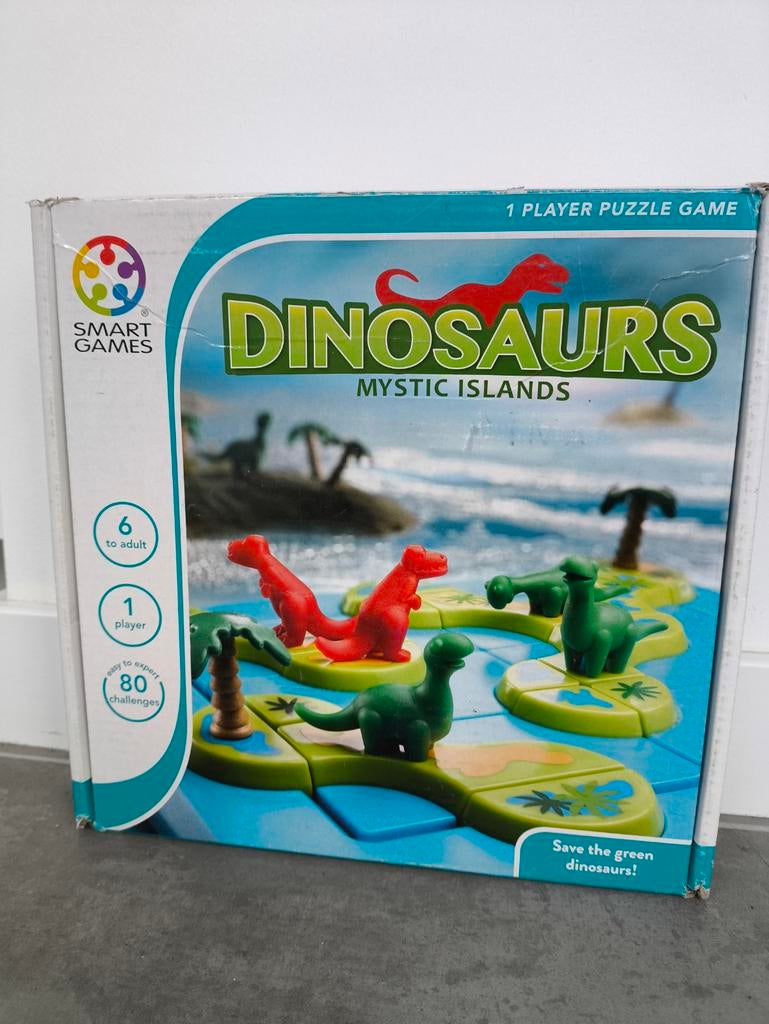 Smartgames- Dinosaurs Mystic Islands, Hobby en Vrije tijd, Gezelschapsspellen | Overige, Ophalen