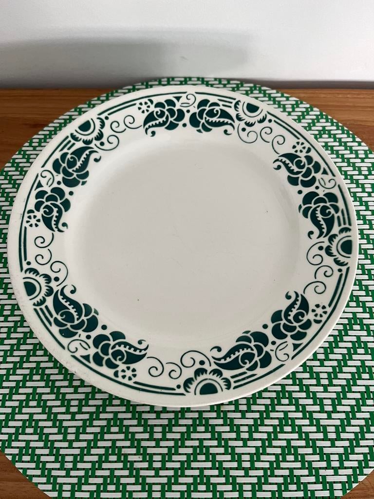 5 assiettes plates BOCH KERAMIS, Antiquités & Art, Enlèvement ou Envoi