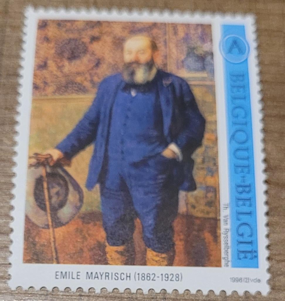 Oude postzegel: Emile Mayrisch (postfris), Sans timbre, Enlèvement ou Envoi, Non oblitéré, Timbre-poste