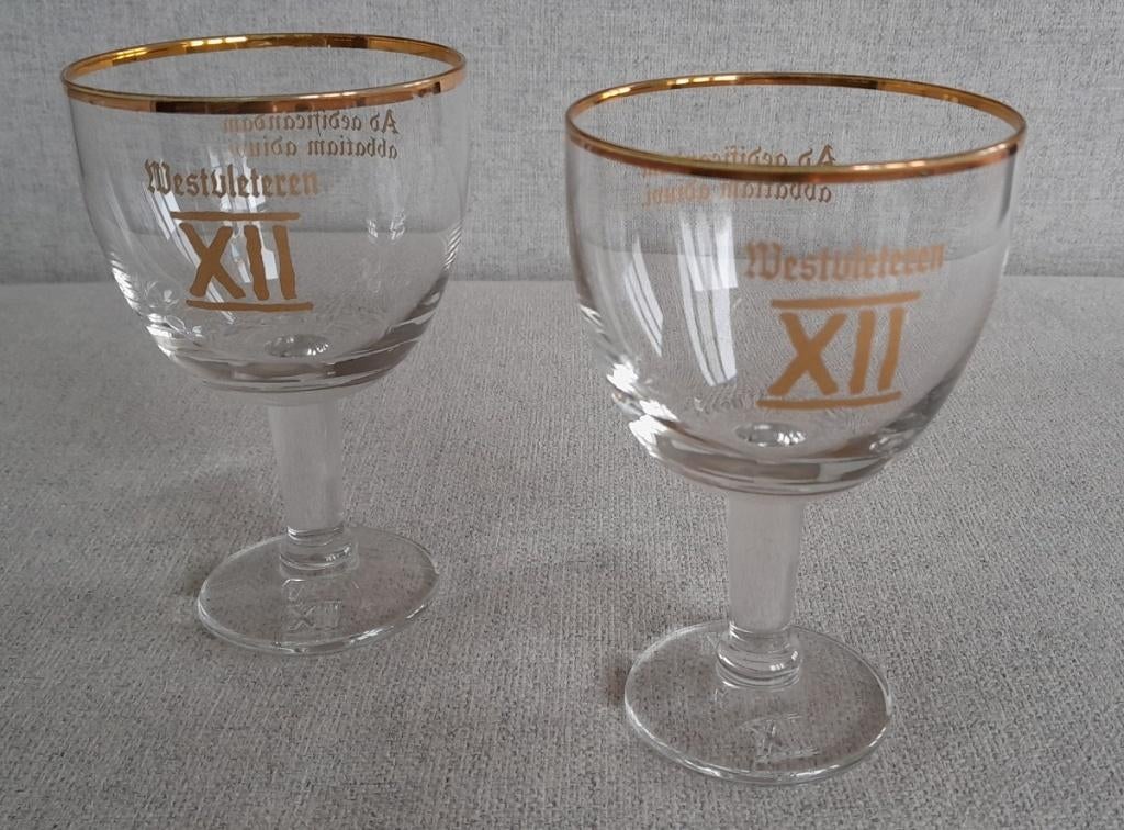 Westvleteren XII trappist bierglas 15 cl, Ophalen of Verzenden, Bierglas