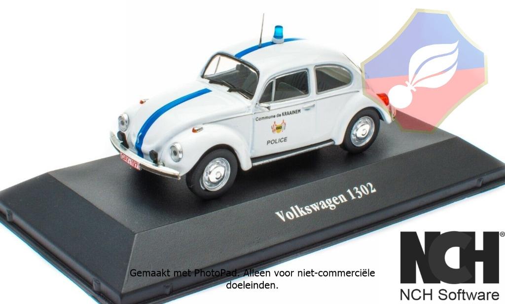 VW DE POLICE 1302 1/43, Collections, Envoi, Gendarmerie, Miniature ou Figurine