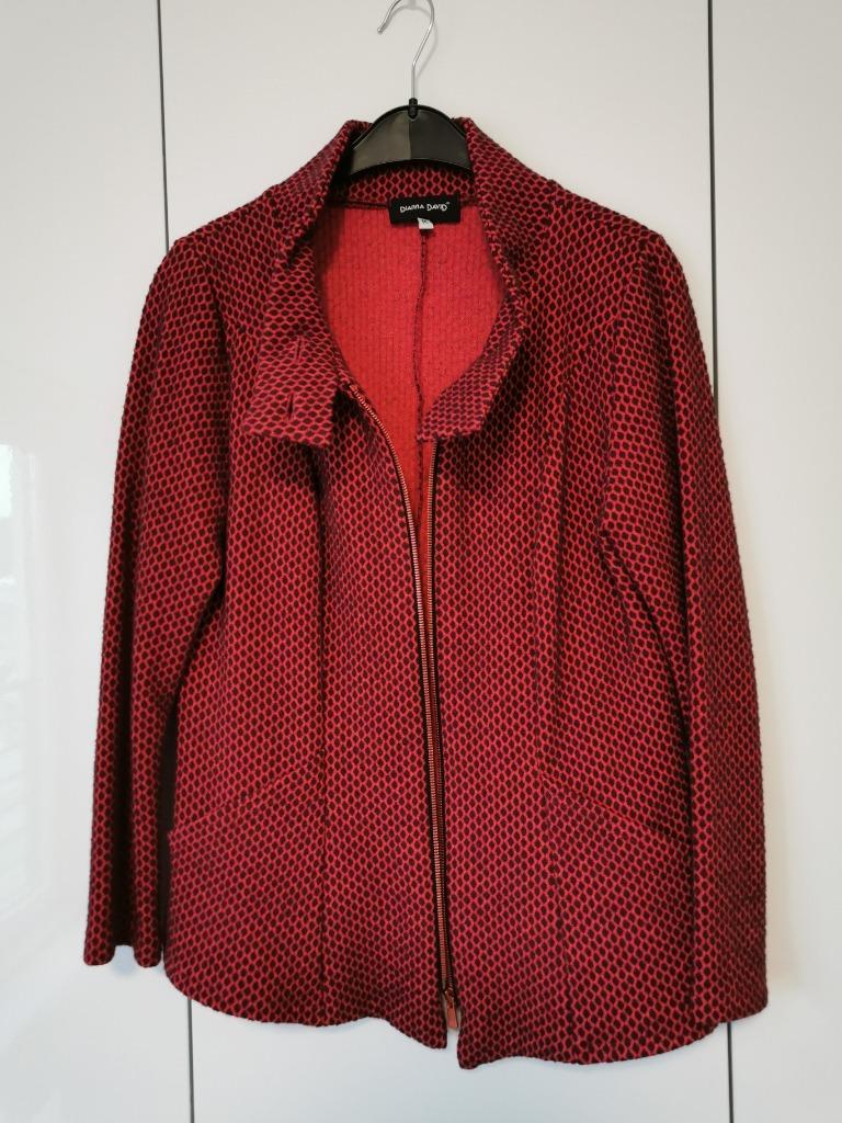 Korte Rood/Bruine jas, Rouge, Taille 38/40 (M), Enlèvement ou Envoi, Diana David
