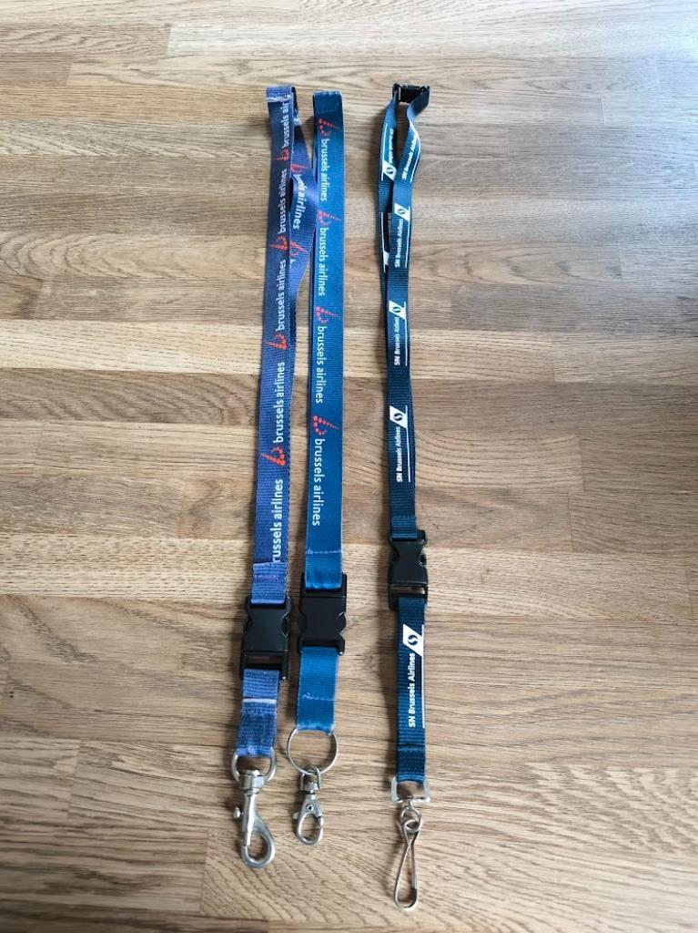 lanyards (keycords - sleutelhangers) Brussels Airlines, Verzamelen, Ophalen