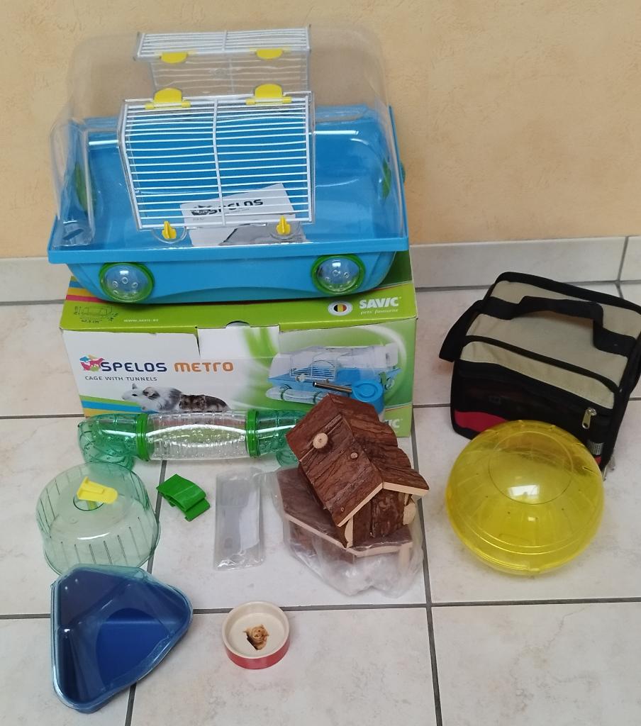 Nieuw hamster-/gerbilkooitje – inclusief extra spulletjes, Ophalen of Verzenden, Nieuw, Muis