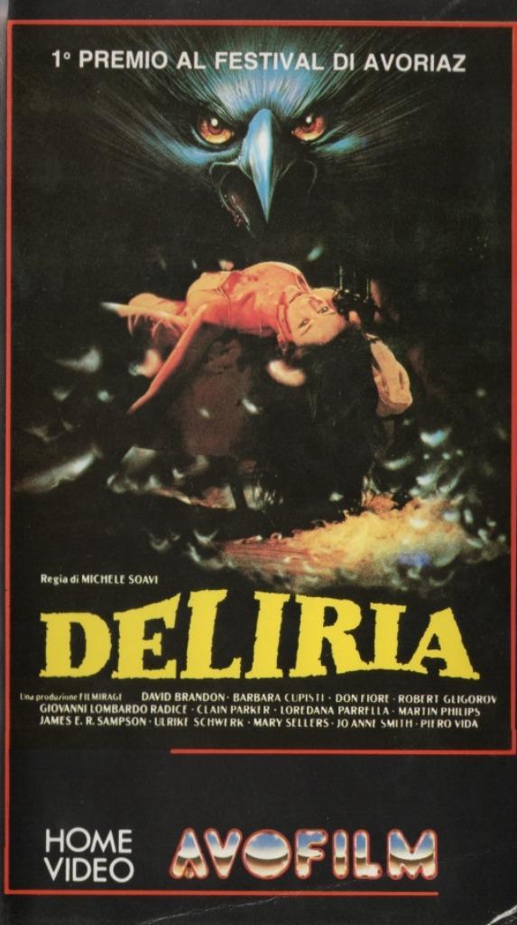 Deliria - Horror (VHS - ITA) (1987), Cd's en Dvd's, VHS | Film, Gebruikt, Horror, Verzenden