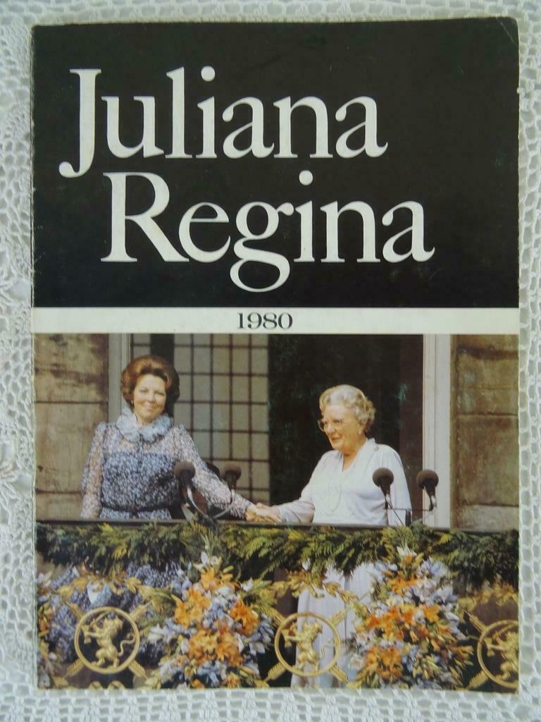 Juliana Regina 1980 Fred J. Lammers vintage boek koningshuis, Ophalen of Verzenden, Zo goed als nieuw, Tijdschrift of Boek