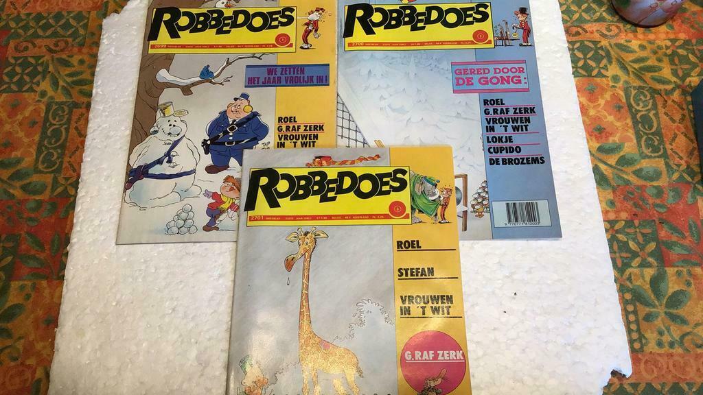Robbedoes weekblad 1990 (x3), Ophalen of Verzenden, 1980 tot heden, Tijdschrift