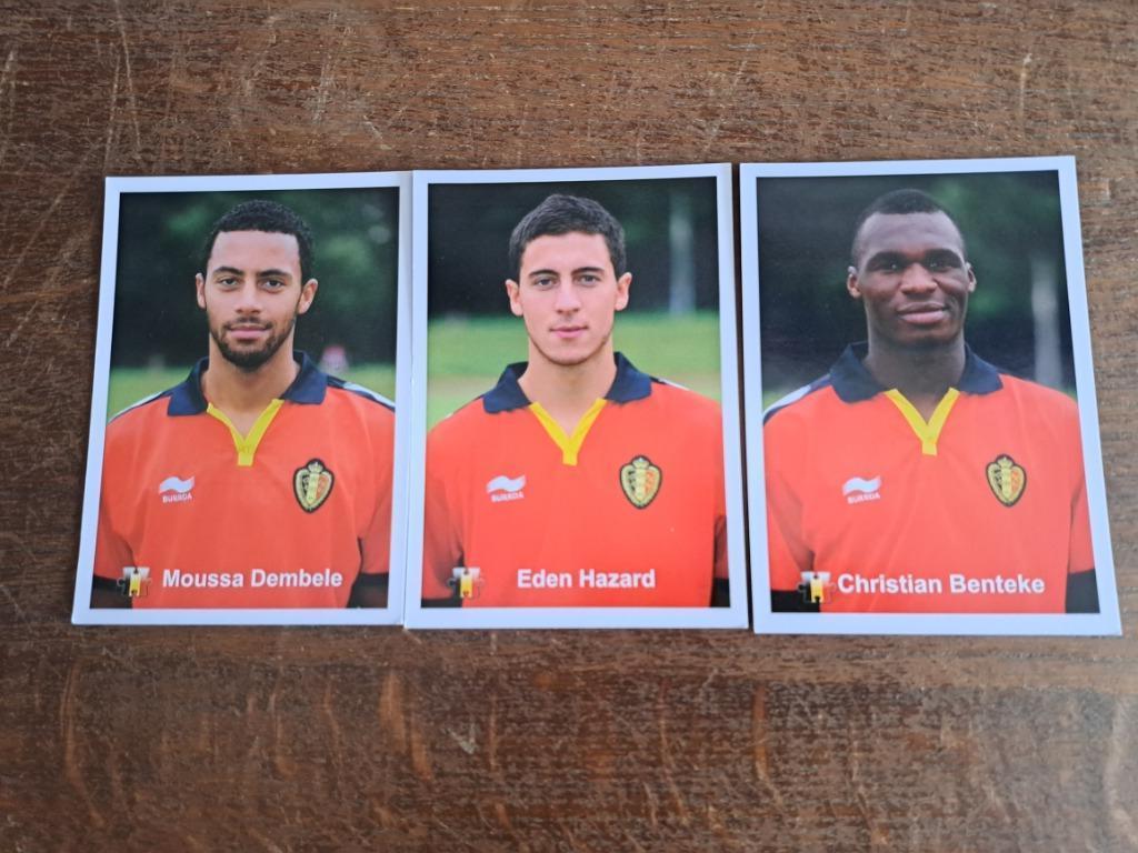3 fotokaarten Rode duivels, Verzamelen, Verzenden, Zo goed als nieuw, Spelerskaart
