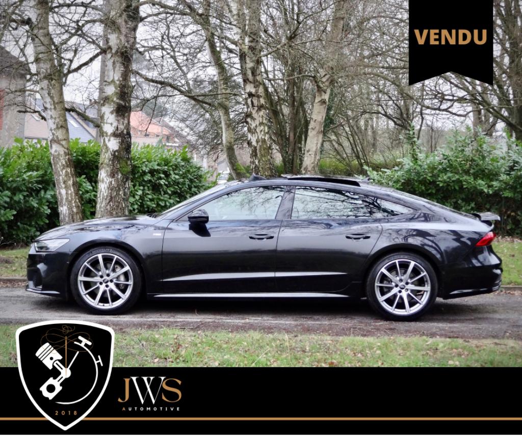 Audi A7 45 TFSI S tronic ** VENDU **, Autos, Audi, Argent ou Gris, Euro 6, 2000 kg, Entretenue par le concessionnaire