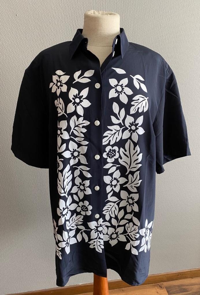Lange zwart-witte blouse Yarell maat 46, Comme neuf, Noir, Envoi, Taille 46/48 (XL) ou plus grande