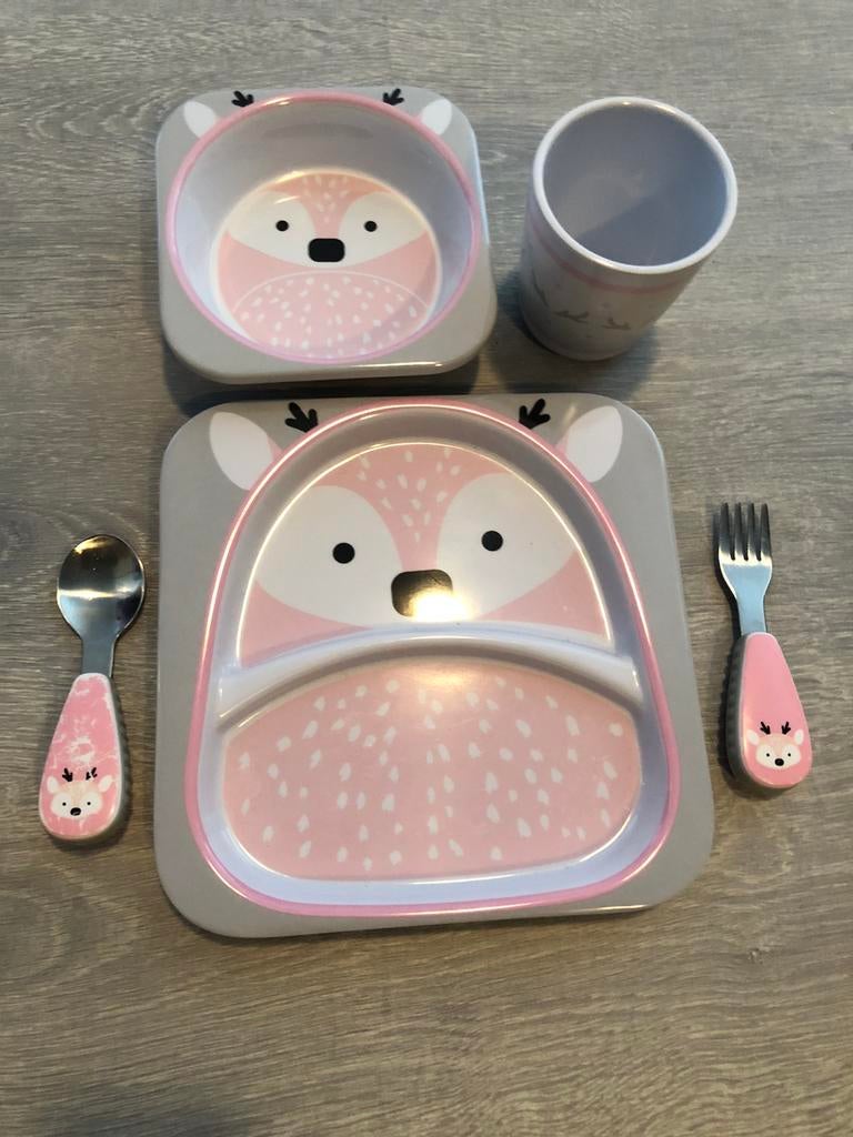 Set de salle à manger Skip Hop : assiette, bol, tasse, cuill, Enlèvement, Utilisé, Autres types