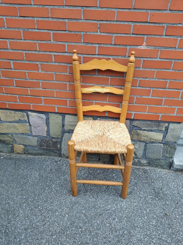 Nog zeer mooie,propere nieuwe rieten stoel, Ophalen, Overige kleuren, Eén, Hout