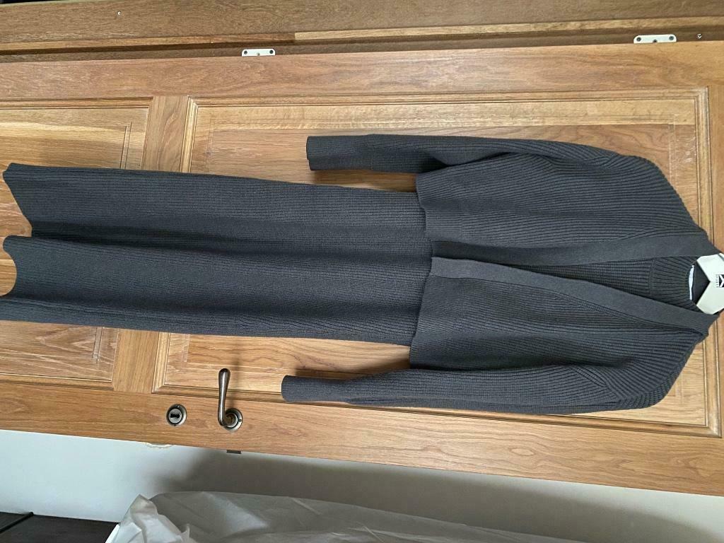 Jurk en gilet Zara in goede staat., Taille 38/40 (M), Gris, Zara, Comme neuf