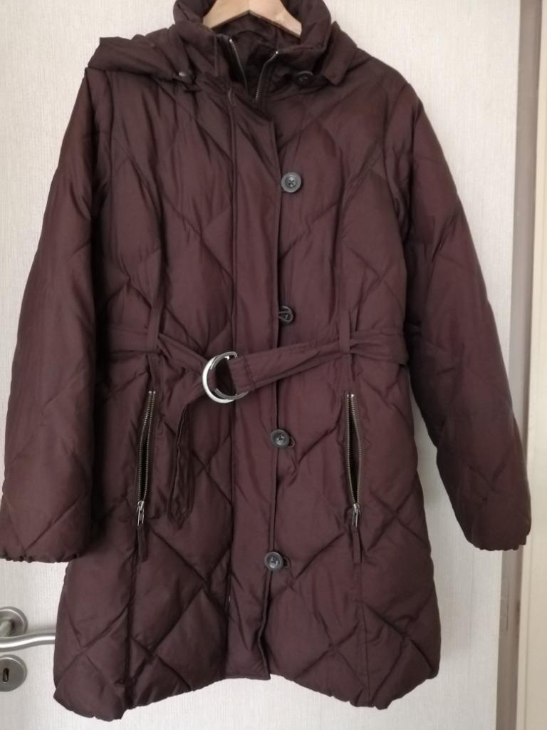 Gewatteerde winterjas, Apanage collection, Bruin, Maat 42/44 (L), Ophalen of Verzenden