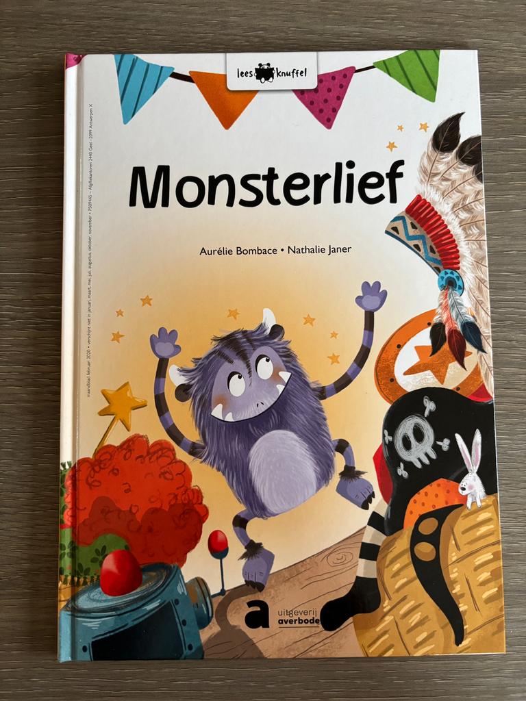 Monsterlief (leesknuffel), Boeken, Fictie algemeen, Jongen of Meisje, Ophalen of Verzenden, Zo goed als nieuw