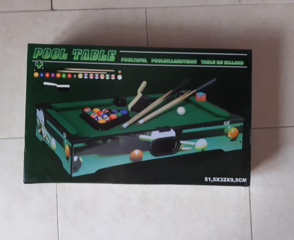 Snooker-, biljard tafel  - tafelmodel, Hobby en Vrije tijd, Een of twee spelers, Ophalen of Verzenden, Zo goed als nieuw